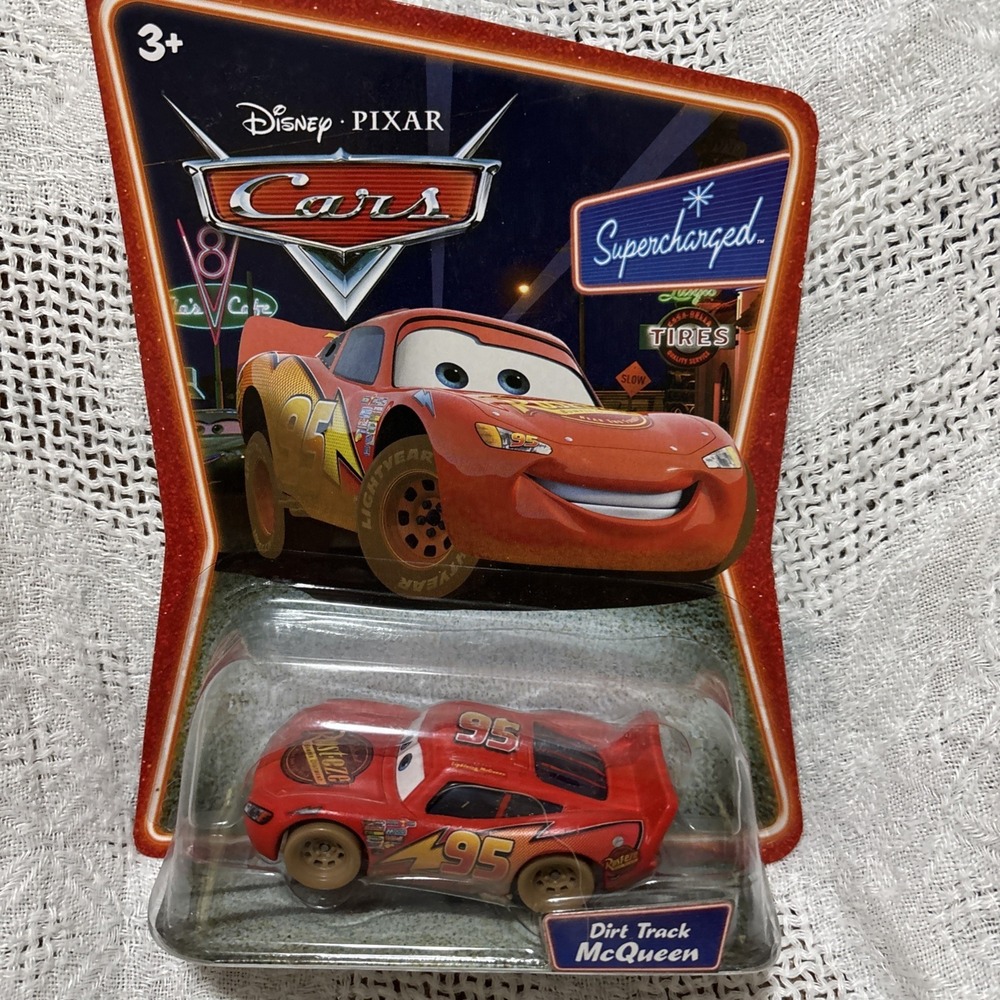 2007 Mattel Disney Pixar‎ "Cars" **Supercharged**  "DIRT TRACK McQUEEN"  N.I.P